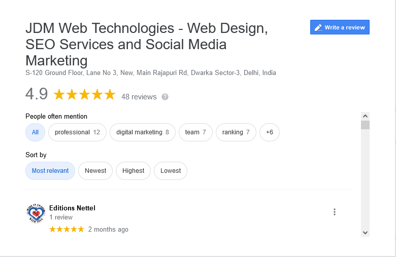 Google My Business Review