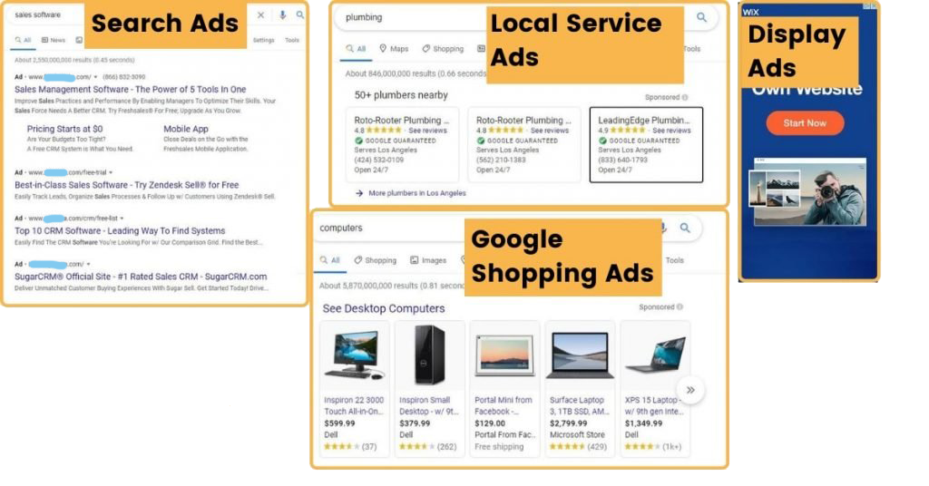 Display Ads And Search Ads